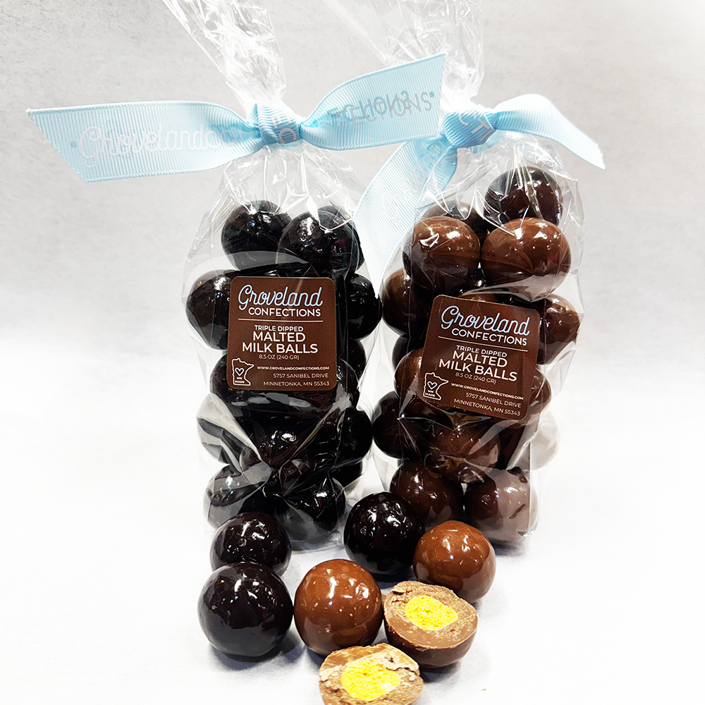 Malt Balls, Triple Dipped in Chocolate