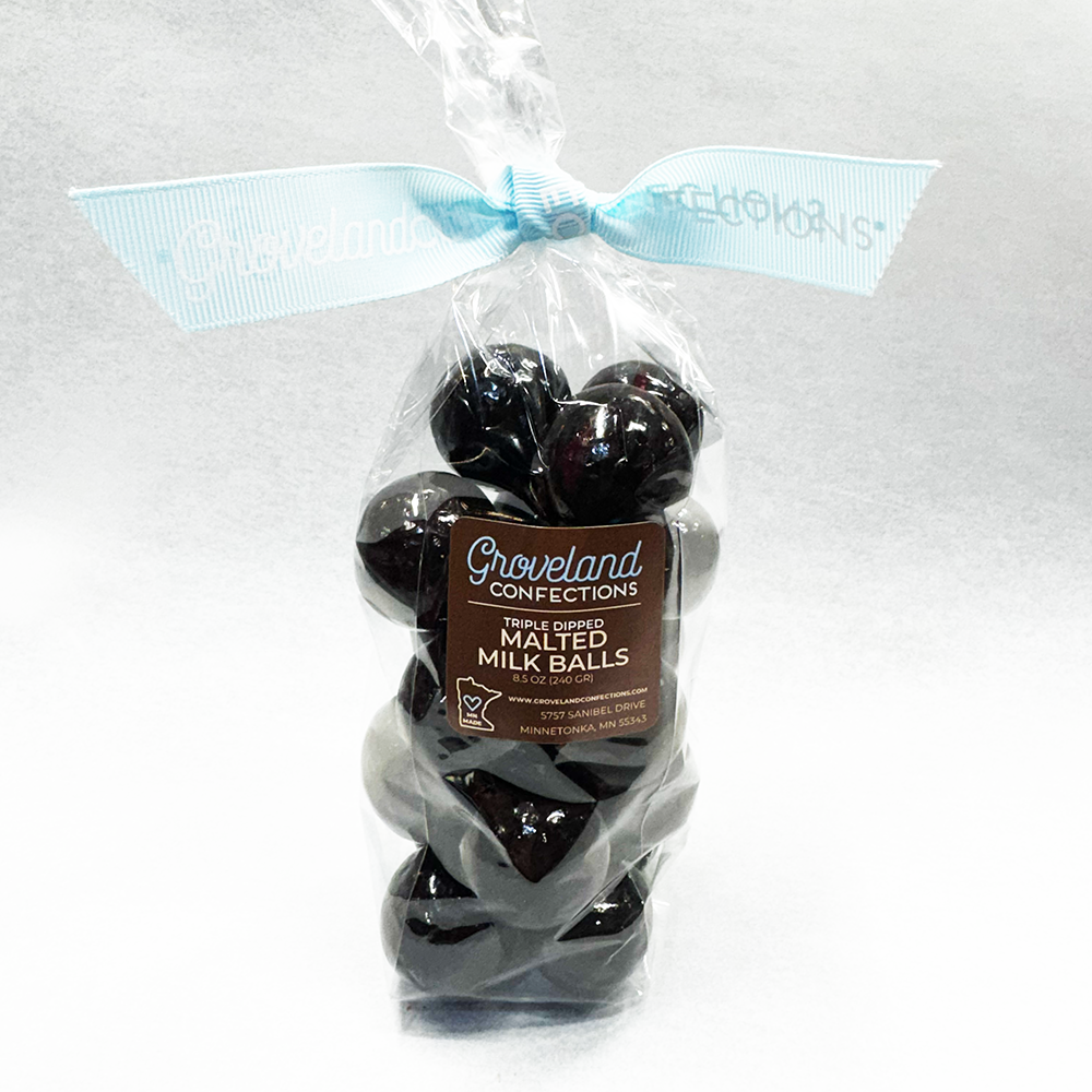 Malt Balls, Triple Dipped in Dark Chocolate