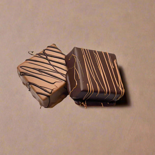 Peanut Butter Ganache covered in Chocolate